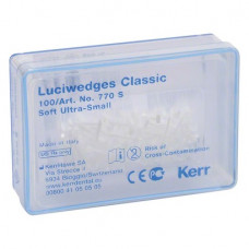 Luciwedges Classic, Interdentális ékek, Egyszerhasználatos termék, átlátszó, Műanyag, XS, 100 darab