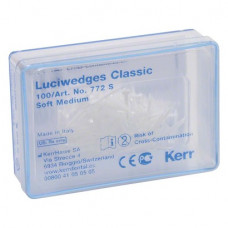 Luciwedges Classic, Interdentális ékek, Egyszerhasználatos termék, átlátszó, Műanyag, M (közepes), 100 darab