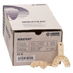 Miratray (S), Lenyomatkanál - alsó állkapocs, Egyszerhasználatos termék, elefántcsontszínu, Műanyag, S (kicsi), 50 darab