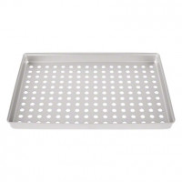 Alu-Traydeckel - 1 db, 287 x 186 x 39 mm, szürke, für perforierte Alu-Trays - 416161