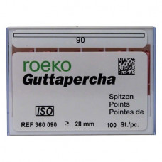Guttapercha Spitzen, 10 darab, ISO 090