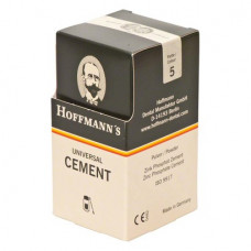 Hoffmann Universal Cement (5), Rögzítőcement (Cinkfoszfát), Fiola, sárga, Cinkfoszfát, 100 g, 1 darab