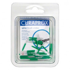 Curaprox CRA, Fogköztisztító kefe, Könyökdarab (CA, Ø 2,35 mm, ISO 204) zöld, hengeres, 1,1 mm, 50 darab