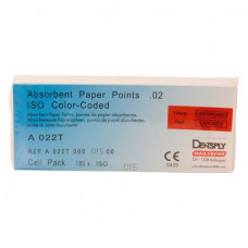 Papírcsúcs (27 mm) (ISO 15), ISO 15 sterilen csomagolva, fehér, Papír, 27 mm, 180 darab
