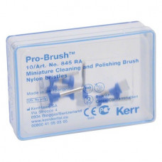 Pro Brush, Polírozó kefe, Könyökdarab (CA, Ø 2,35 mm, ISO 204, 22 mm) Kehely, Muszor sörték (Nylon), 10 darab