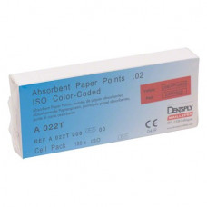 Papírcsúcs (27 mm) (ISO 55), ISO 55 sterilen csomagolva, fehér, Papír, 27 mm, 180 darab