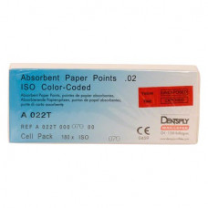 Papírcsúcs (27 mm) (ISO 70), ISO 70 sterilen csomagolva, fehér, Papír, 27 mm, 180 darab