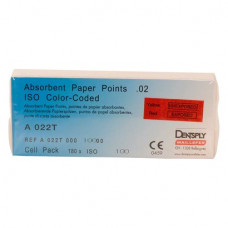 Papírcsúcs (27 mm) (ISO 100), ISO 100 sterilen csomagolva, fehér, Papír, 27 mm, 180 darab