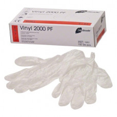 Vinyl 2000 (S), Kesztyűk (Vinil), nem steril, Egyszerhasználatos termék, Vinil, S (kicsi), 100 darab