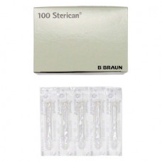 Sterican (Dental) (G27 ¦ 0,40 x 25 mm), Injekciós-tu, Egyszerhasználatos termék, szürke, G27 = 0,4 mm, 100 darab