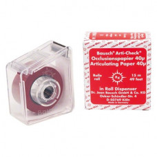 Occlusionspapier Arti-Check® 40 µ Spenderbox 15 m Rolle rot, 16 mm, BK 14