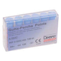 Guttapercha-csúcs (29 mm) (2 %) (ISO 120), ISO 120 rózsaszín, Guttapercha, 29 mm, 60 darab