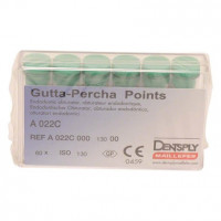 Guttapercha-csúcs (29 mm) (2 %) (ISO 130), ISO 130 rózsaszín, Guttapercha, 29 mm, 60 darab