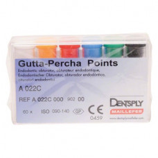 Guttapercha-csúcs (29 mm) (2 %) (ISO 90-140), ISO 90-140 rózsaszín, Guttapercha, 29 mm, 10x6 darab