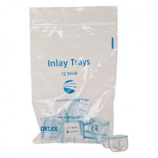 Inlay lenyomatkanál (S), Egyszerhasználatos termék, átlátszó, Műanyag, S (kicsi), 12 darab