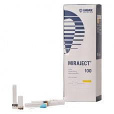 Miraject Carpule (G27 ¦ 0,40 x 21 mm), Injekciós-tu, szürke, G27 = 0,4 mm, 100 darab