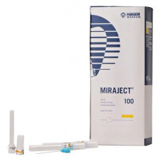 Miraject Carpule (G27 ¦ 0,40 x 35 mm), Injekciós-tu, szürke, G27 = 0,4 mm, 100 darab