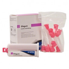 Silagum Comfort, Alábélelo-anyag, Kartus, addíciós térhálósító, A-szilikon (VPS), 50 ml, 1 darab