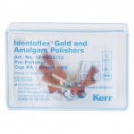 Identoflex Polierer Gold/Amalgam, polírozó, RA, barna, ID 4051/12, 12 darab