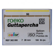 Guttapercha ISO color, 10 darab, ISO 050