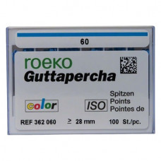 Guttapercha ISO color, 10 darab, ISO 060