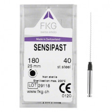 FKG Sensipast 180, lentuló, 25 mm, ISO 40, 4 darab