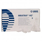 Miratray 140 (S), Lenyomatkanál - Fogas felső állkapocs, autoklávozható, átlátszó, Műanyag, S (kicsi), 6 darab
