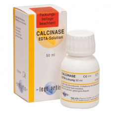 Calcinase (EDTA), Gyökércsatorna tisztító oldat, Fiola, EDTA (Etilén Diamin Tetra Acetsav): 20%, 50 ml, 1 darab