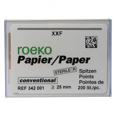 Conventional (1) (XXF), Papírcsúcs, sterilen csomagolva, fehér, Papír, 200 darab