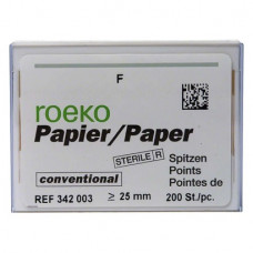 Conventional (3) (F), Papírcsúcs, sterilen csomagolva, fehér, Papír, 200 darab