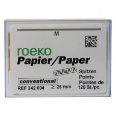 Conventional (4) (M), Papírcsúcs, sterilen csomagolva, fehér, Papír, 120 darab