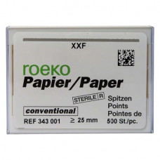 Conventional (1) (XXF), Papírcsúcs, sterilen csomagolva, fehér, Papír, 500 darab