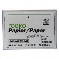 Conventional (3) (F), Papírcsúcs, sterilen csomagolva, fehér, Papír, 500 darab