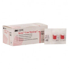 Ketac Cem (Maxicap), Rögzítőcement (Üvegionomer), Kapszulák, biokompatibilis, önadhezív, Üvegionomer, 0,36 ml, 50 darab