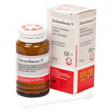 Endomethasone N, Gyökércsatorna-sealer, Fiola, antiszeptikus, röntgenopák, Cinkoxid-Eugenol, 14 g, 1 darab