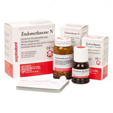 Endomethasone N, Gyökércsatorna-sealer, Fiolák, antiszeptikus, röntgenopák, Cinkoxid-Eugenol, 24 g, 2x1 darab