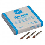 Silikonpolierer BROWNIE®, szilikon polírozó, (fém, amalgám) minicsúcs, RA, 12 darab