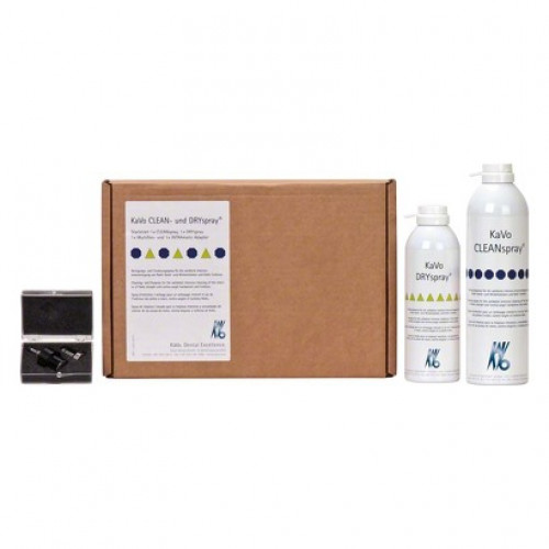 CLEANspray + DRYspray, Tisztító-oldat (műszerek), Spray, tartozékkal, 2x1 darab