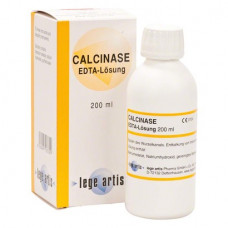 Calcinase (EDTA), Gyökércsatorna tisztító oldat, Üveg, EDTA (Etilén Diamin Tetra Acetsav): 20%, 200 ml, 1 darab