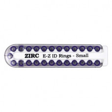 E-Z ID Rings (Small) (Purple), Jelölo gyuruk, lila, neon, S (kicsi), 25 darab