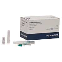 transcodent™ Einmal-Pastenkanülen - 100 darabos csomag, zöld, 0,8 x 23 mm - 163689/FS0006112