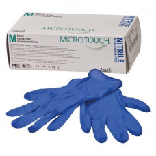 Micro-Touch (Accelerator-Free) (M), Kesztyűk (Nitril), nem steril, Egyszerhasználatos termék, Nitril, M (közepes), 100 darab