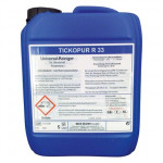 Tickopur - R 33, Tisztító-oldat (Készülékek), Kanna, ultrahangos tisztításra alkalmas, pH-érték 9,9, Koncentrátum, 5 l, 1 darab