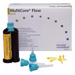 MultiCore (Flow) (Blue), Csonkfelépíto anyag (Kompozit), Kartus, fluoridtartalmú, röntgenopák, Kompozit, 50 g, 1 darab
