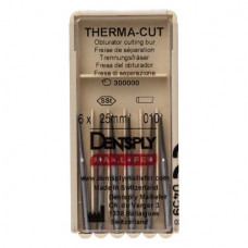 Therma-Cut (ISO 10) (25 mm), Fúró, Turbina (FG, Ø 1,6 mm, ISO 314, 19 mm) ISO 10 forgó, Gömb, Nemesacél, 25 mm, 6 darab