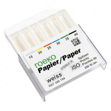 Novo (ISO 15), Papírcsúcs, ISO 15 sterilen csomagolva, fehér, Papír, 500 darab