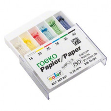 Color (ISO 15), Papírcsúcs, ISO 15 sterilen csomagolva, fehér, Papír, 200 darab