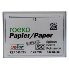 Color (ISO 45), Papírcsúcs, ISO 45 sterilen csomagolva, fehér, Papír, 120 darab