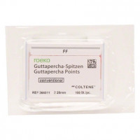 Conventional (3) (FF), Guttapercha-csúcs, rózsaszín, kónuszos, Guttapercha, 1 Csomag