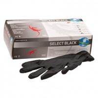 SELECT® BLACK - 100 darabos csomag, púdermentes, fekete, XS - 2401